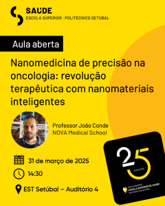 Aula aberta Nanomedicina de precisão na oncologia: revolução terapêutica com nanomateriais inteligentes João Conde - NOVA Medical School